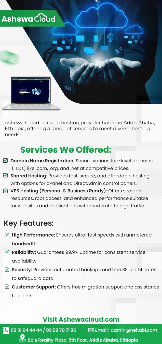 Cloud services flyer