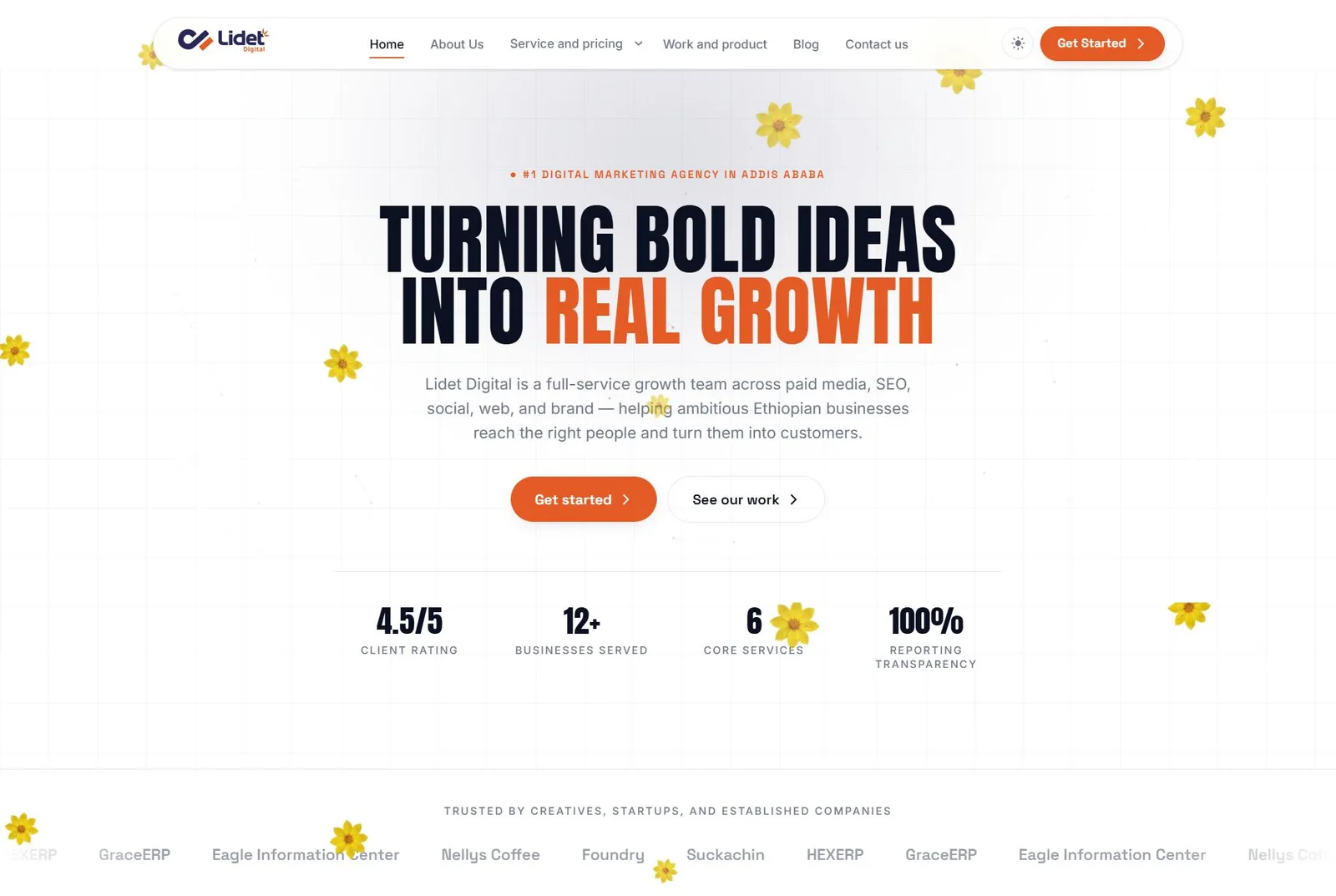 Agency website — Lidet Digital