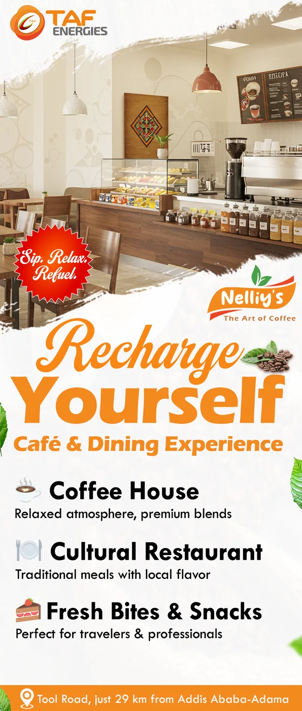 Cafe roll-up banner