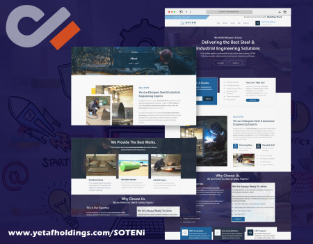 Wordpress Website for Industrial Company
